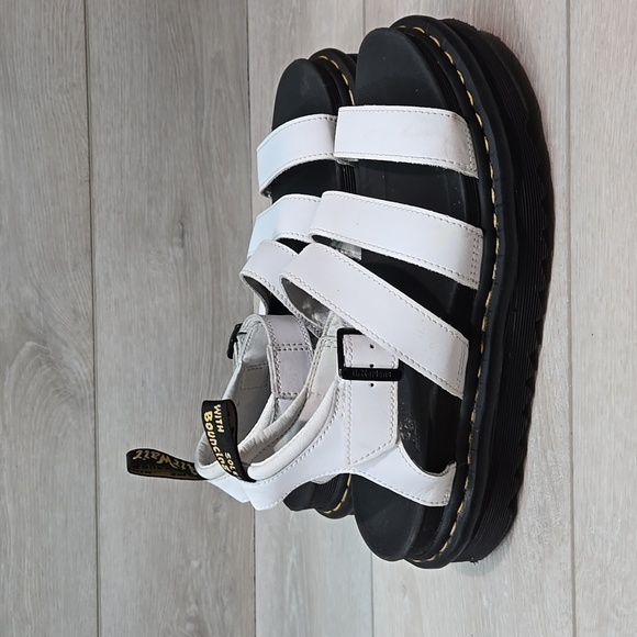 Dr.Martens Womens Blaire Ankle Leather Tractor Chunky Platform Sandals shoes 9 - Picture 3 of 13